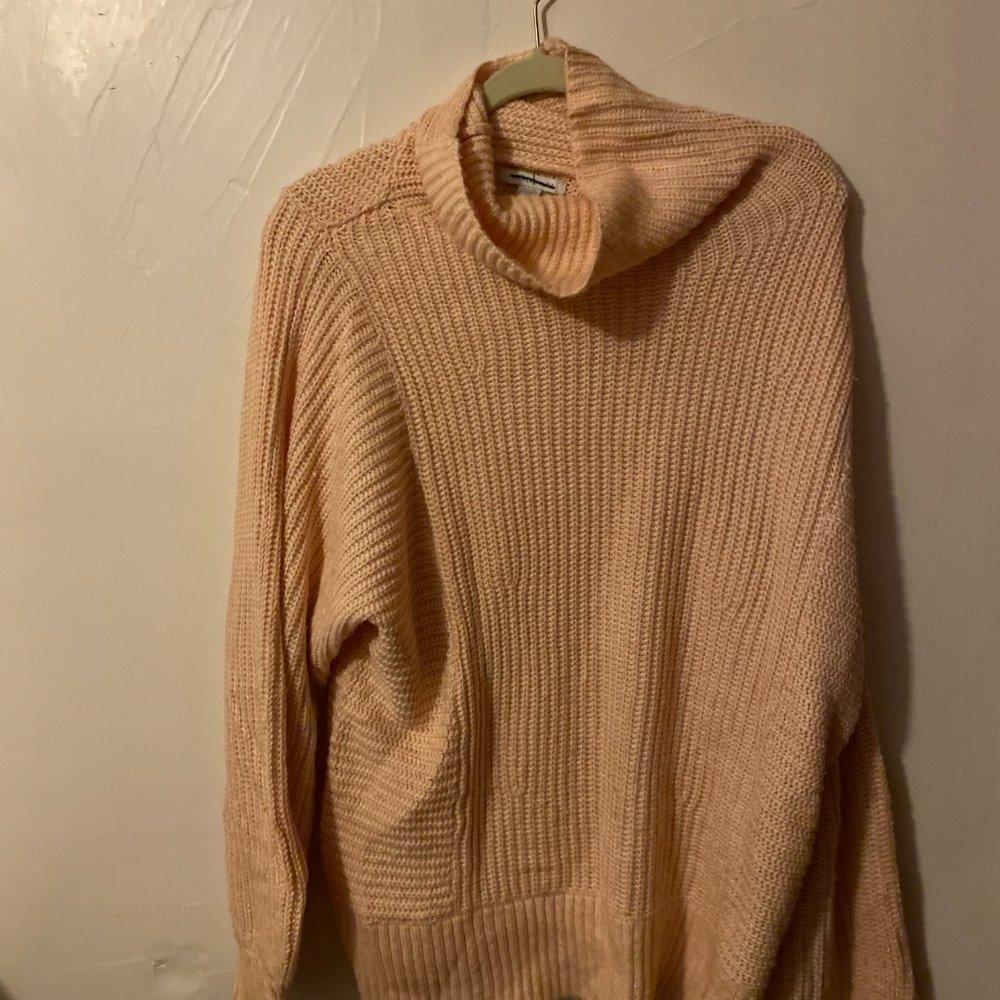 Peach Turtleneck sweater